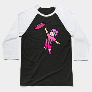 Ultimate Frisbee girl Baseball T-Shirt